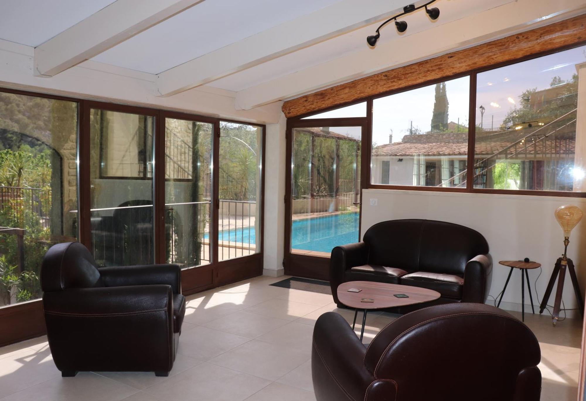 Les Terrasses De La Roque-Alric Villa Buitenkant foto
